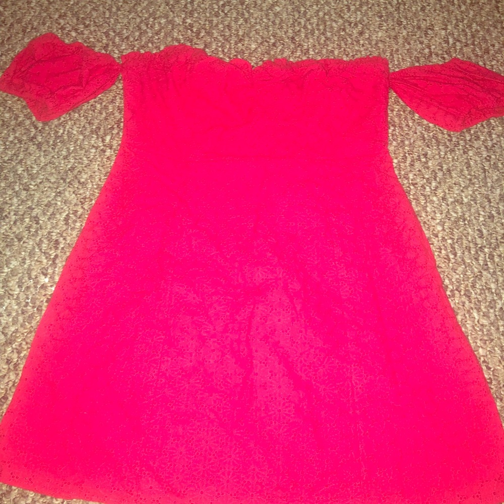 Super cute red mini dress